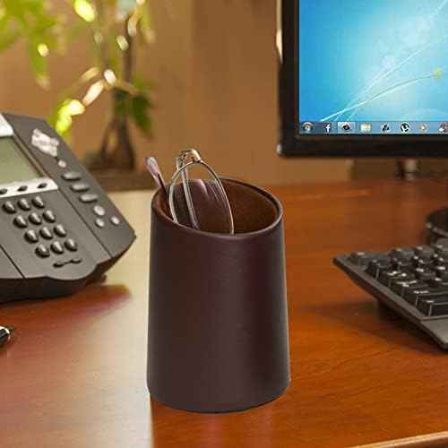 2 Pack Eyeglasses Holder PU Leather Glasses Stand Case Holder for