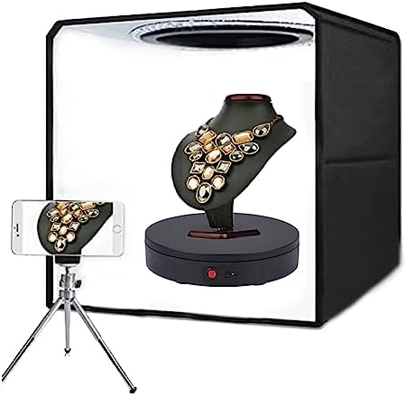 JAYEGT Motorized Rotating Display Stand,330 Lbs Load,360 Degree