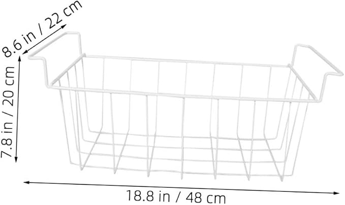 Heavy-duty Metal Freezer Storage Basket Organizer - Image 9