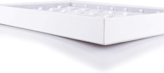Oirlv Velvet Stackable Jewelry Tray 32 Grids Earrings Organizer Display - Image 7
