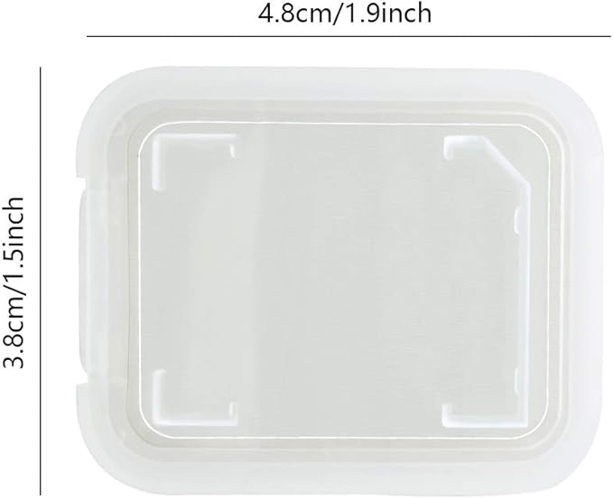 Plastic Memory Card Storage Case Compatible - Image 2