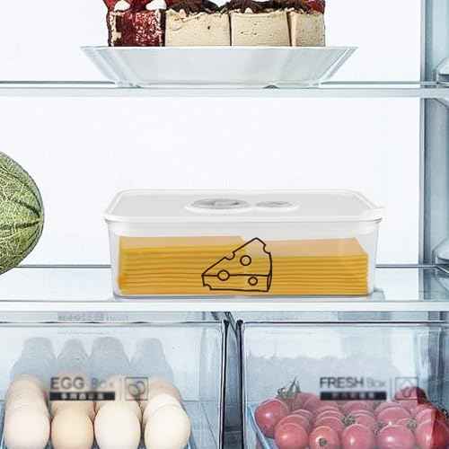 Cheese Container for Refrigerator,Cream Cheeses Storage Box,Cheese