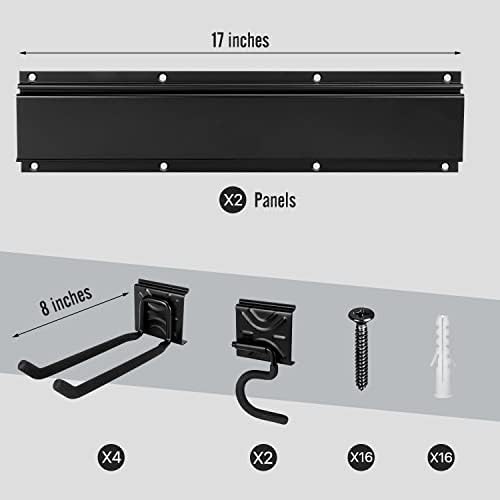 Garden Tool Storage Rack, Outdoor Power Tools Hangers for Garage Wall