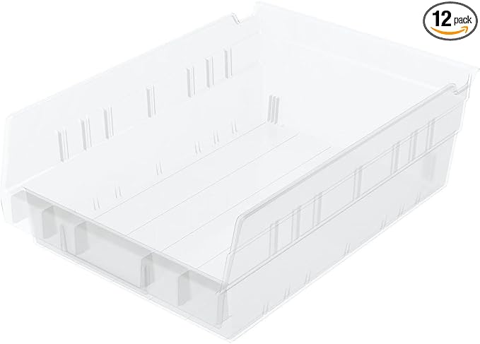 Akro-Mils 30150 Plastic Shelf Bins, Heavy Duty Storage Bins by Akro-Mils