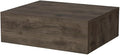 Vienna 1-Drawer Manufactured Wood Floating Nightstand, Dark Brown by FMFURNITURE