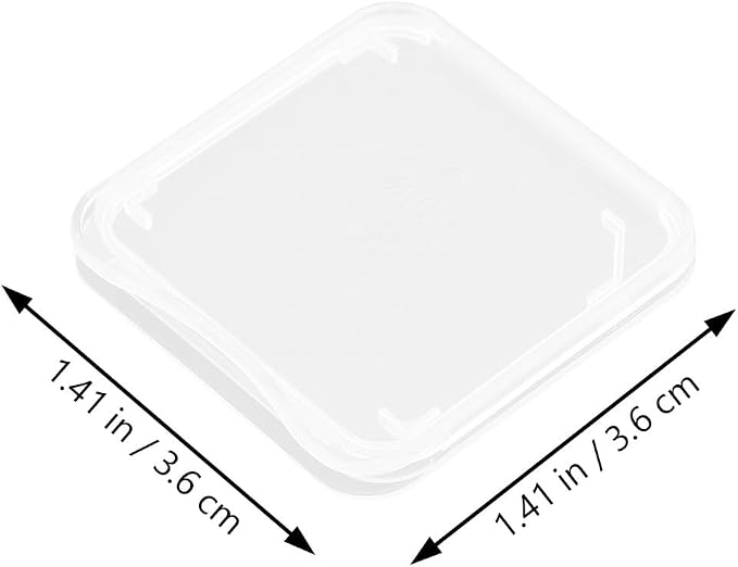 BESPORTBLE Transparent Memory Card Storage Boxes PP Material Memory Card - Image 5