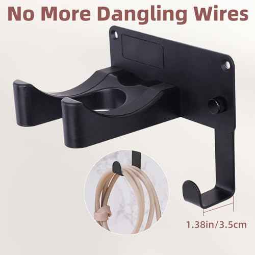 Hair Dryer Holder, Aluminum Alloy Blow Dryer Holder with