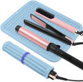 Silicone Heat Resistant Mat for Hair Tools, Oversize, Blue
