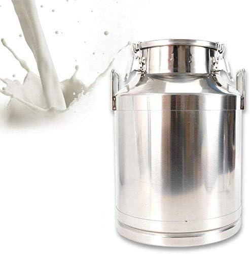 Stainless Steel Milk Can Heavy Duty Milk Jug Milk Bucket Water Jug Ice Bucket by DONSU