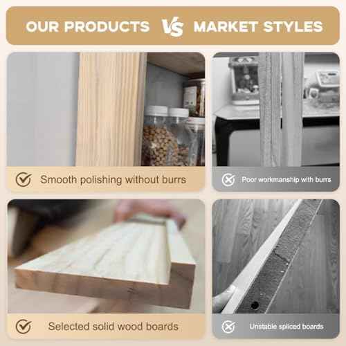 Book Shelf, Behind The Door Bookshelf, Wooden Kids Book Shelf 3/4/5/6 Tier, for Toys and Books, Space-Saving Wall Mount Narrow