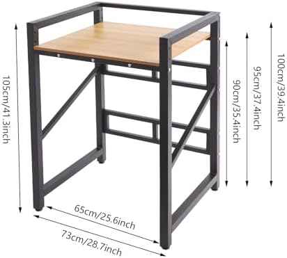 Washer Dryer Stacking Rack Stand, Heavy Duty Washing Machine Shelf, Black