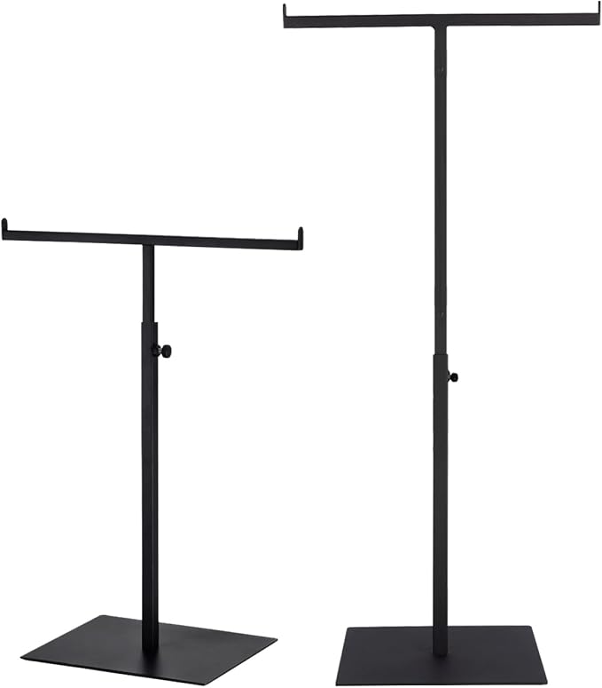 Purse Display Stand T Shaped, Countertop Jewelry/Scarf/Handbag T-Bar Display - Image 7