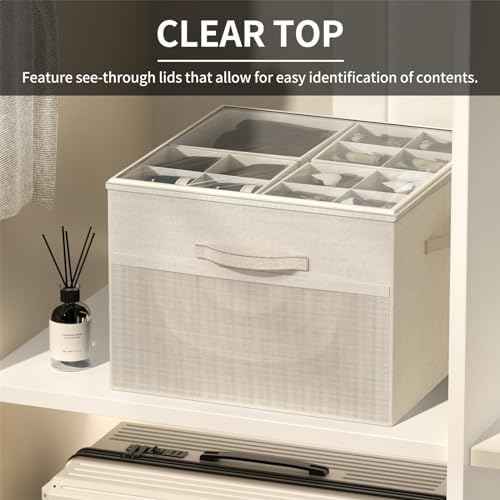 Shoe Organizer for Closet, Foldable Shoe Storage with Adjustable Dividers