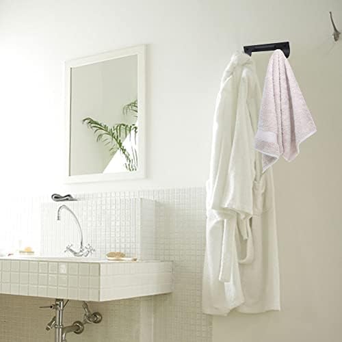 Ironing Board Hanger, Wall Mount Ironing Board Holder Organizer Wall Rack with Screws for Laundry Rooms Storage Rack Hanging Y-Leg or T-Leg Ironing Boards Towels(Black)