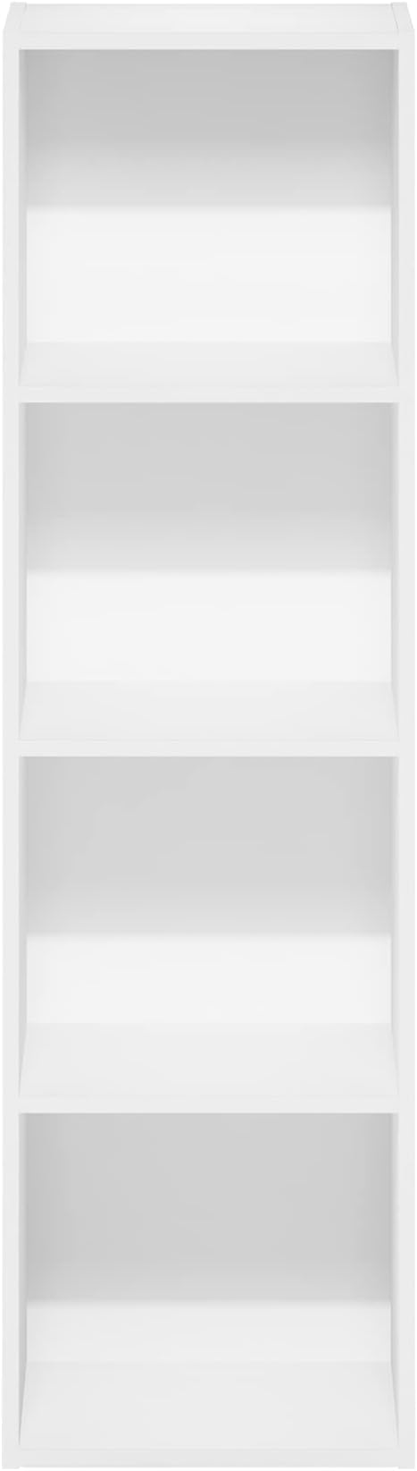 Furinno PASIR Book Shelf, 4-Tier Modern Bookshelf, Open Shelves Bookcase 9 x 12 - Image 7