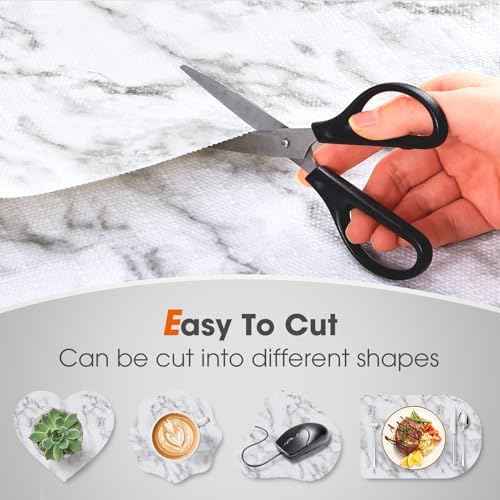 Beautysaid Shelf and Drawer Liner for Kitchen Cabinet Non Adhesive Non Slip