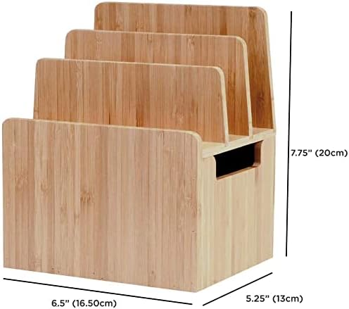 Bamboo Universal Multi Device Cord Organizer Stand and Charging Station - Image 2