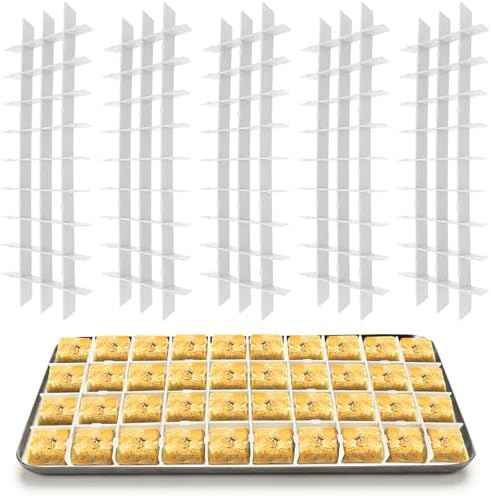 Wonderjune 5 Sets Medium White Freeze Dryer Tray Dividers, Compatible with Harvest Right Freeze Dryer, Candy Tray Dividers Accessories