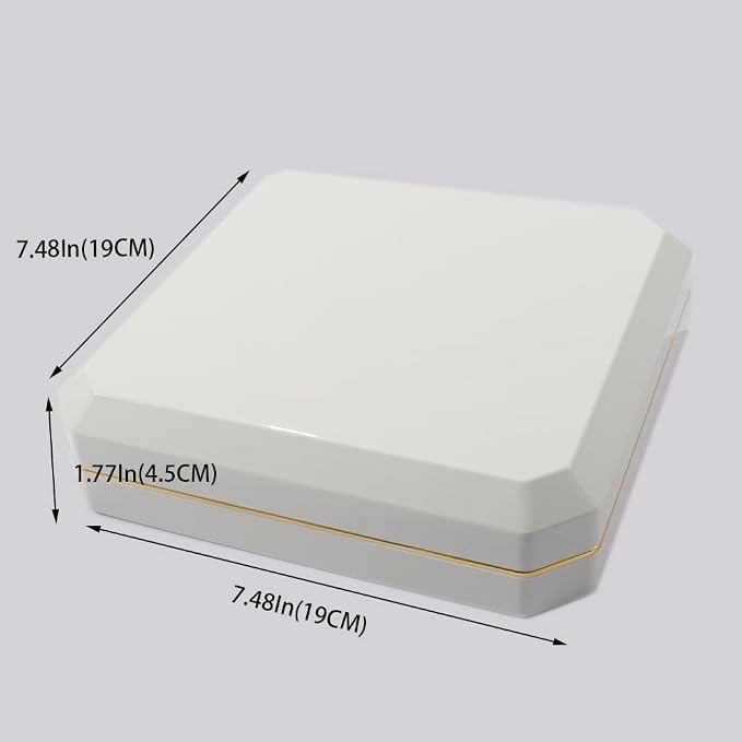 HSLFUAI Necklace Box with Led, Jewelry Box - Image 8