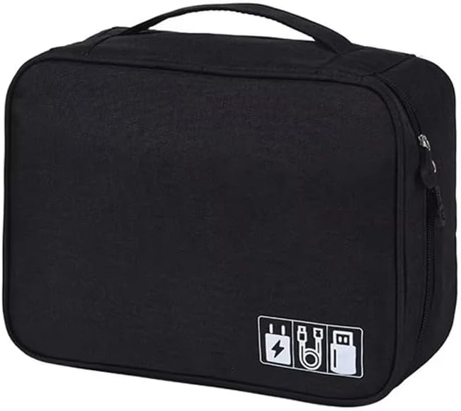 Travel Cable Organizer Bag for Electronics Accessories Portable Tech Carrying - Image 3