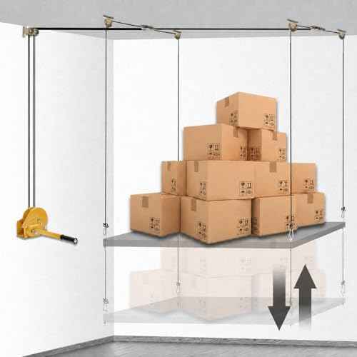 Overhead Garage Storage Lift, Ceiling Mounted Garage Storage Lift