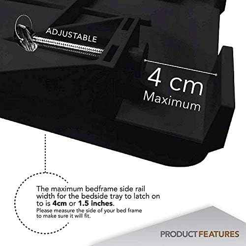 Modern Innovations Bedside Shelf for Bed, College Dorm Room, Bunk Bed