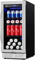 Velivi 15 Inch Beverage Refrigerator and Cooler - 125Cans Capacity