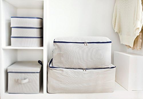 100% Natural Canvas Cotton Large Size Soft Storage Organiser Bags - Image 7