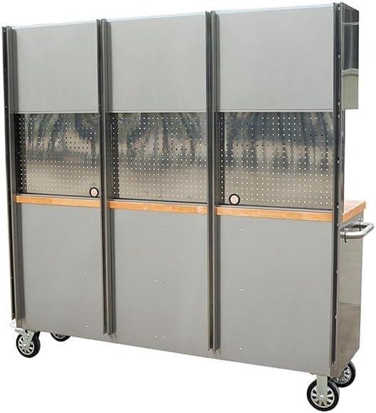 72" Stainless Steel Rolling Tool Chest - Image 9