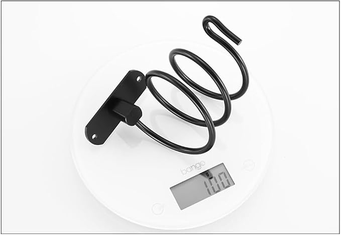 Blow Dryer Holder Wall Mounted Bathroom Hair Dryer Hanger Hair Tool Organizer - Image 7