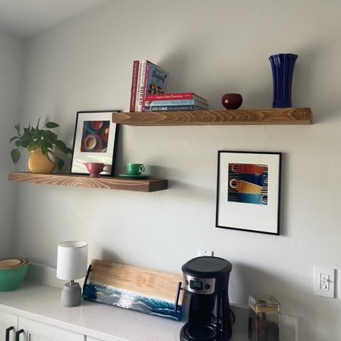 joelsantiques 48 Inch Wooden Floating Shelves - Image 2