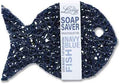 Soap Savers for bar soap, American Made by Luxiny, Lifts Soap in Soap Dishes & Shower Soap Holders -Handmade Soap Lasts Longer -Made with Plant Bsed Material (Navy Blue Fish)