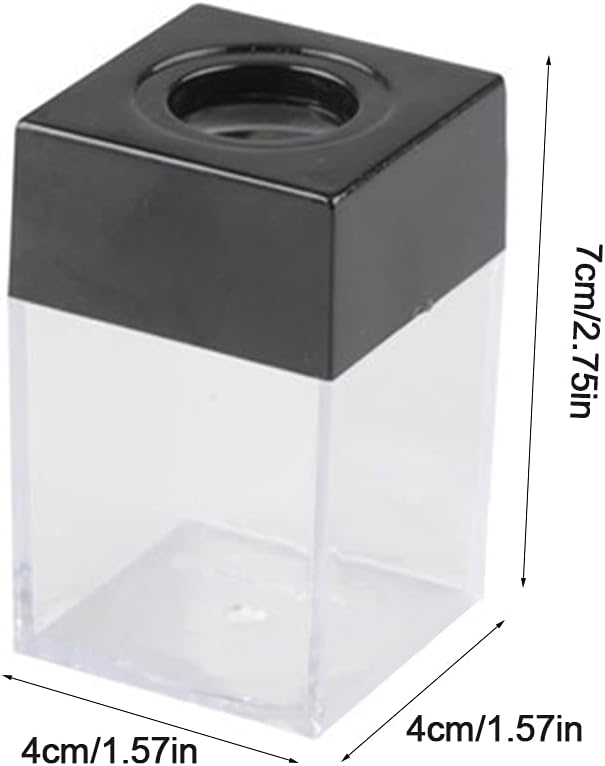 Premium Clear Paper Clip Dispenser Pushpin Storage - Image 8