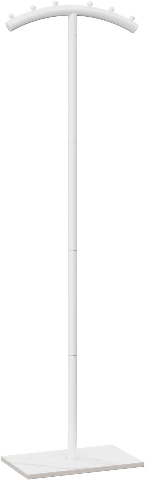 Arcuate Garment Rack, T-shaped Coat Tree Freestanding, Metal Coat Racks - Image 8