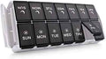TookMag Weekly Pill Organizer 2 Times a Day, Easy Fill Medicine Pill Organizer AM PM Pill Case, Large Capacity 7 Day Pill Box for Pills/Vitamin/Fish Oil/Supplements (Patent Registered)