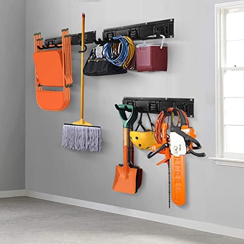 Garden Tool Storage Rack, Outdoor Power Tools Hangers for Garage Wall