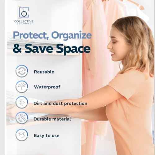 8 Pack XXL & Jumbo Space Saver Vacuum Storage Bags