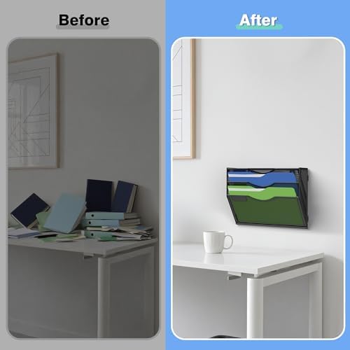 Kuntine.B Wall File Organizer Office Hanging Magazine Holder Wall File