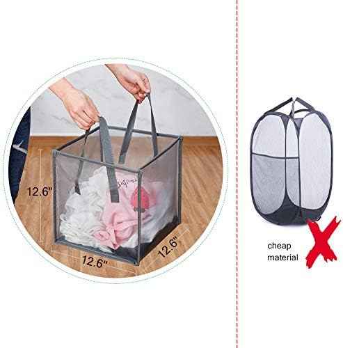 HONOMA Laundry Bags Hamper Bag with Handles,Portable &Collapsible