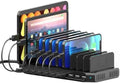 SUIDEK 10-Port Multi Charging Station, 60W USB Tablet Charging Station