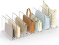 SortNStore Bag & Purse Organizer for Closet: Adjustable Clear Dividers