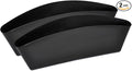 Riloer 2 Pcs Car Seat Pockets Plastic Car Console Side Organizer, Sturdy by Riloer