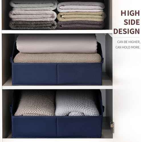 Homsorout Closet Baskets for Shelves Trapezoid - Decorative Storage