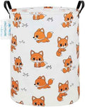 Laundry Hamper Fabric Organizer Collapsible Basket Fox