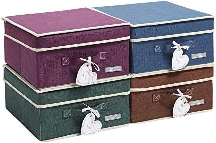 YueYue Foldable Fabric Closet Organizer Bins Box Storage - Image 4