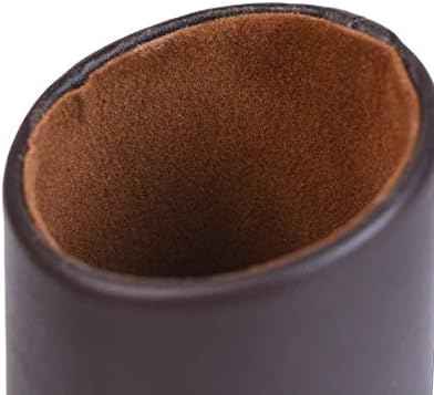2 Pack Eyeglasses Holder PU Leather Glasses Stand Case Holder for