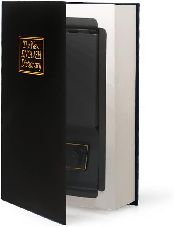 Leather Book Safe Real Paper Secret - Image 6