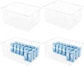 Npro 4 Pack Upright Freezer Organizer Bins - Standup Freezer