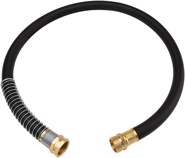 Wiseflow Leader Hose 3FT x 5/8" Heavy Duty Water Hose with Brass Male