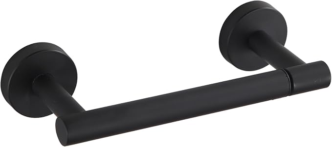 BGL Toilet Paper Holder Black Wall Mount, Bathroom Toilet Paper Holder Matte by BGL